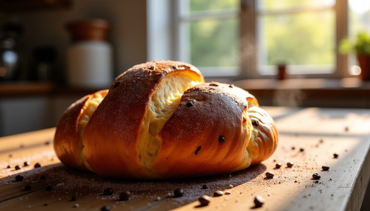 Brioche au chocolat intense : une gourmandise fondante et chocolatée à souhait