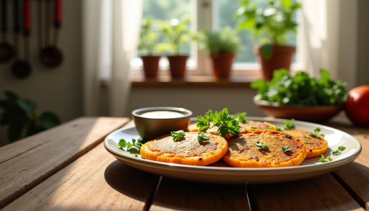 Délicieuses galettes aux courgettes et patates douces : une recette saine et savoureuse