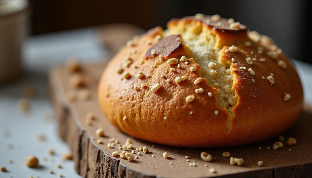 Délice roulé : la brioche moelleuse aux éclats de noisette