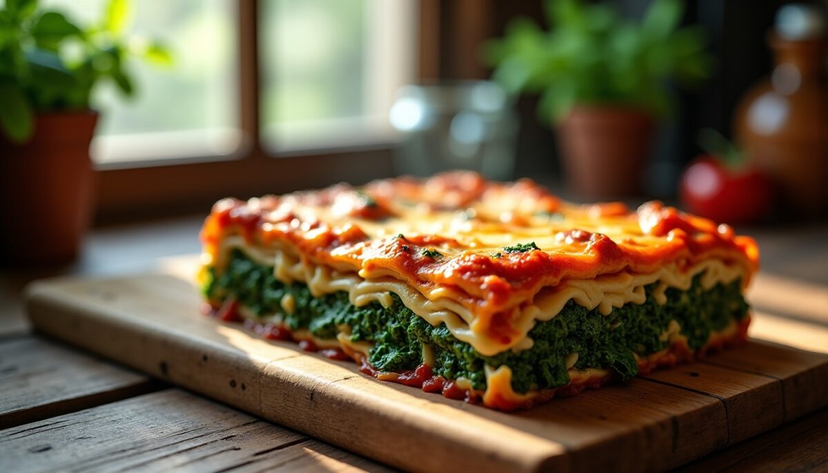 Délicieuses lasagnes aux épinards : un classique revisité plein de fraîcheur