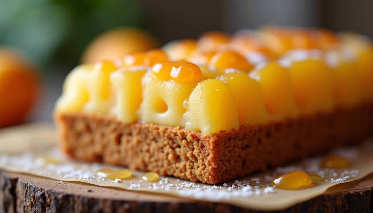 Délice fruité : Gâteau renversé à la nectarine léger sans beurre