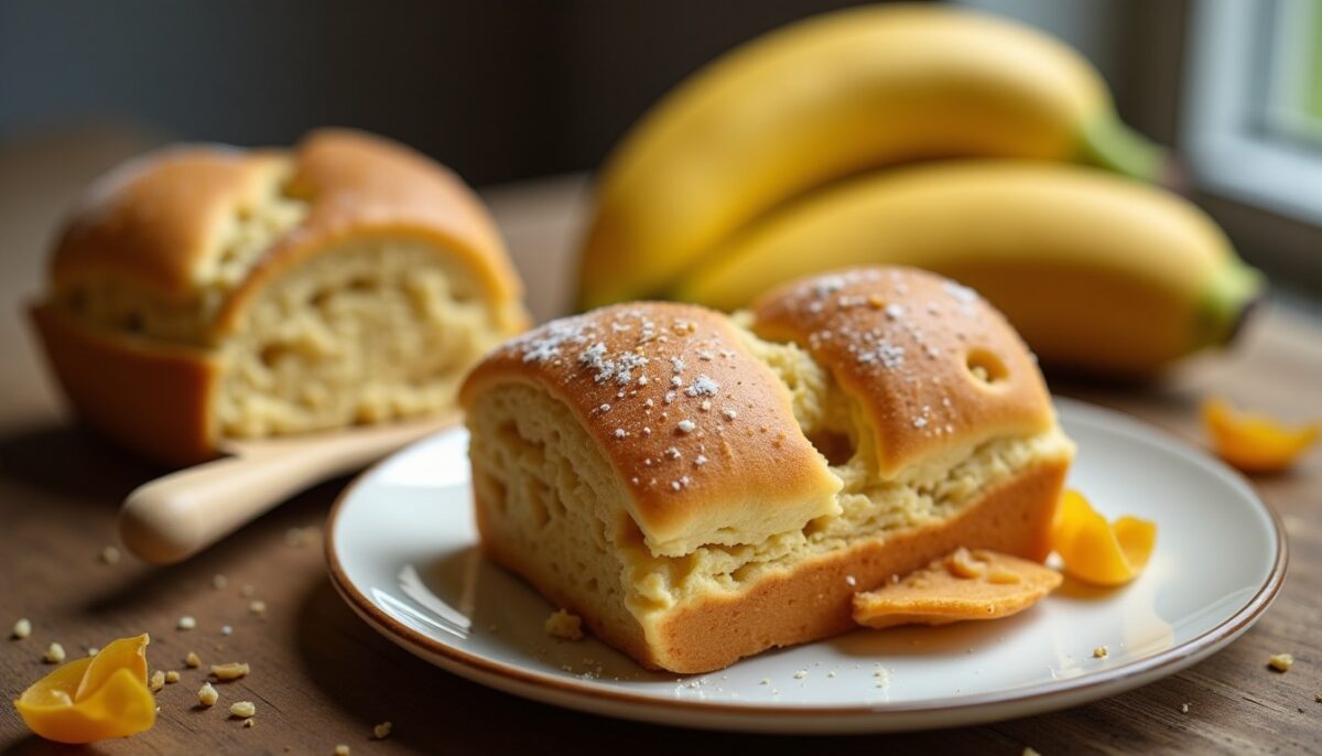 Délicieuses gaufres à la banane et au son d'avoine : santé et gourmandise au rendez-vous
