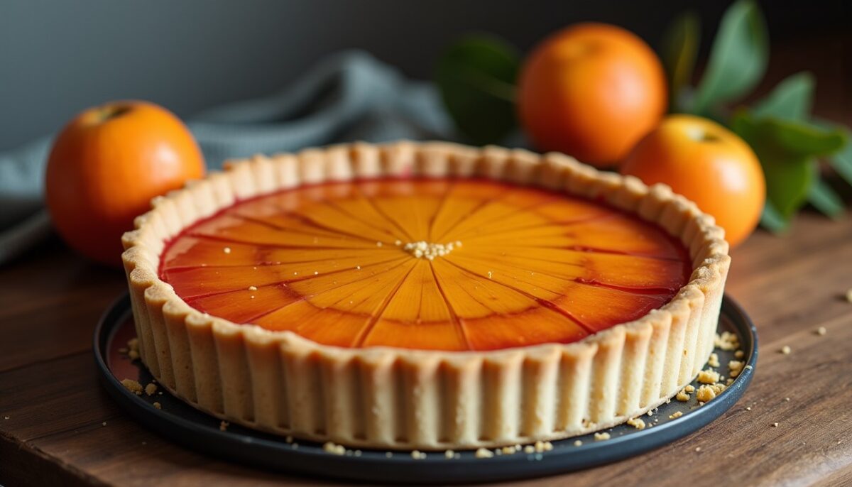 Délice fruité : gâteau-tarte à la pêche sans une trace de beurre