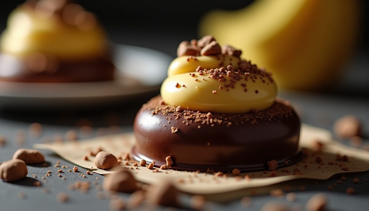 Délice fondant chocolat-banane : la gourmandise sans beurre