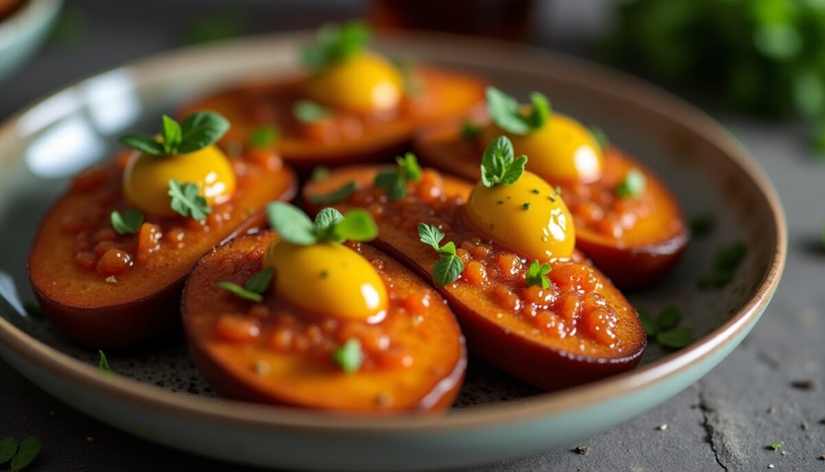 Délice original : chaussons à l'aubergine et au beurre de cacahuète