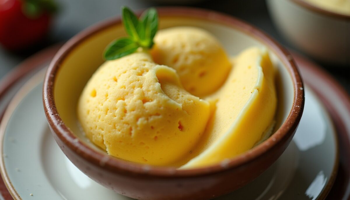Douceur végétale : panna-cotta légère à la mangue fondante