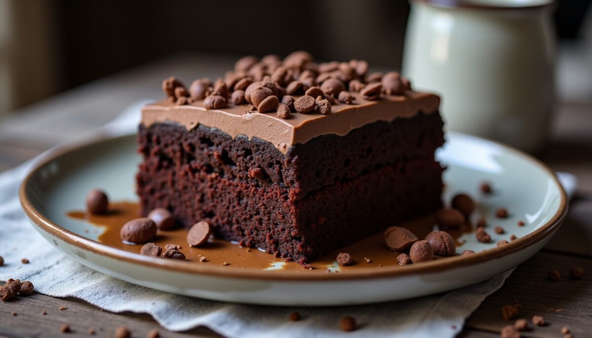 Délicieux gâteau au yaourt au chocolat : une recette saine sans sucre ni beurre