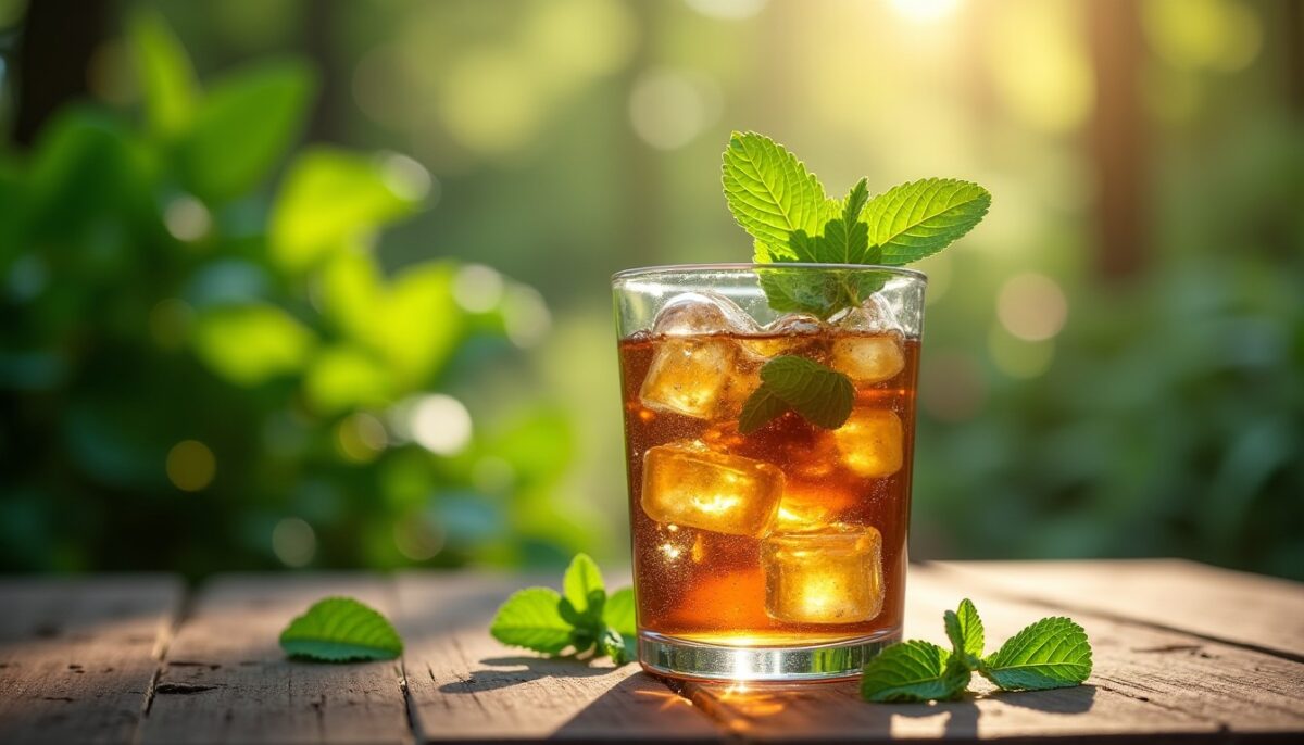 Un souffle de fraîcheur : découvrez le thé glacé à la menthe