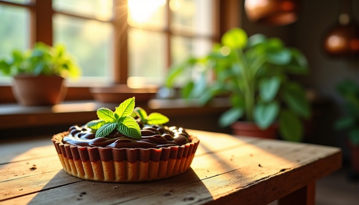 Délice glacé : la tarte chocolat-menthe à savourer sans attendre