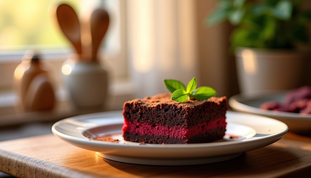 Brownie à la betterave : une gourmandise saine sans beurre ni sucre ajouté