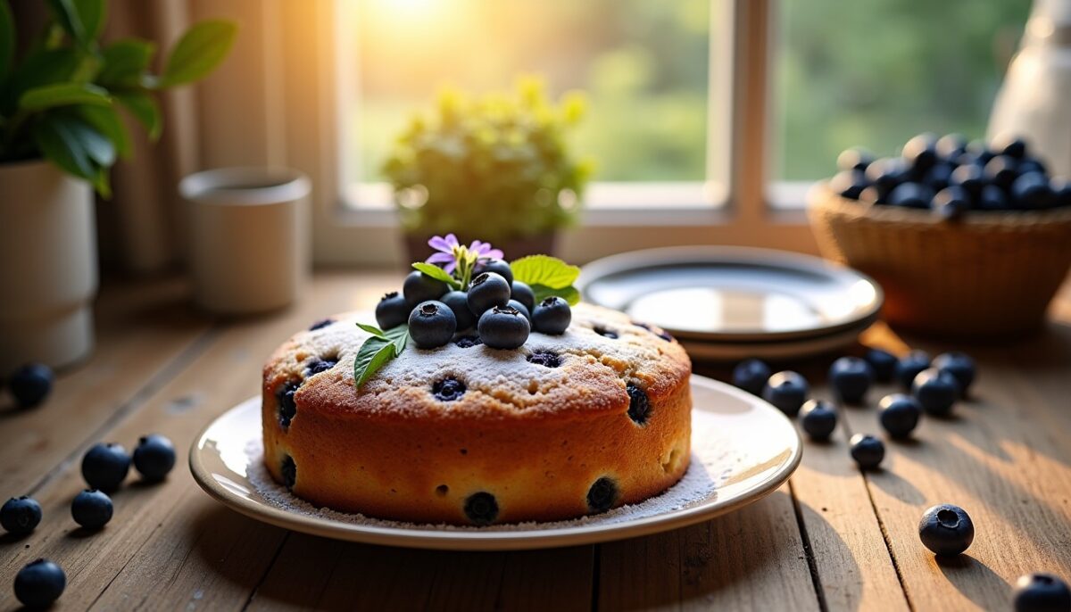 Délicieuse Molly Cake aux Myrtilles : Un Gâteau Moelleux et Fruité à Découvrir