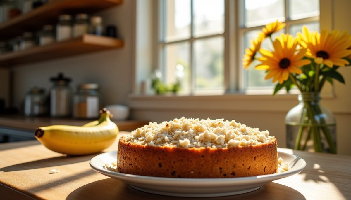 Délicieux moelleux banane-coco : la recette sans beurre pour un dessert gourmand et léger
