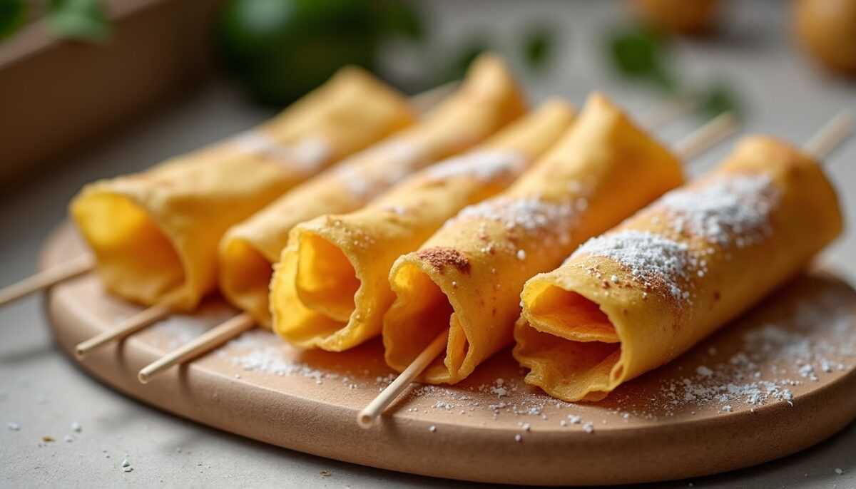 Les crêpes en forme de sucettes : une gourmandise à croquer