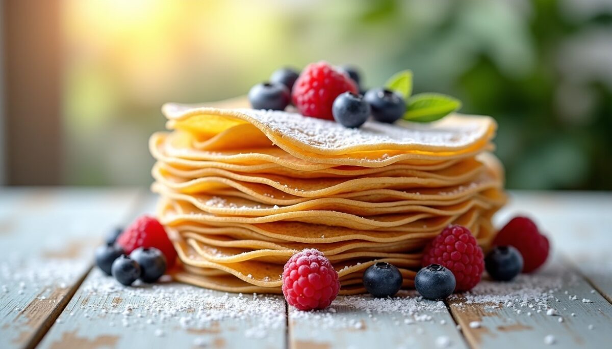 Délicieuses crêpes aériennes et légères : la recette parfaite pour un plaisir sans culpabilité