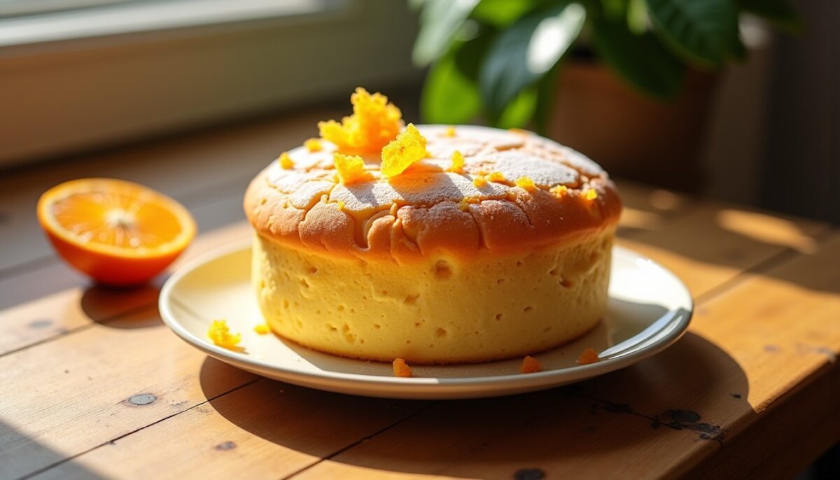Délice moelleux au parfum envoûtant d’orange