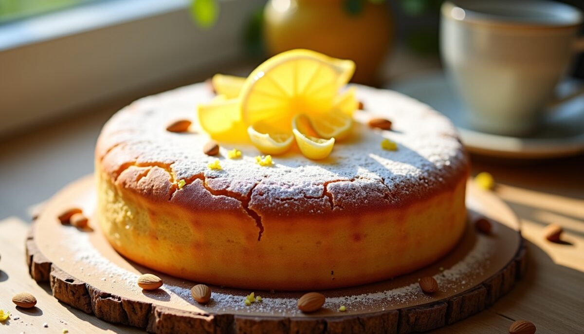 Délice moelleux au citron et aux amandes : l'alliance parfaite