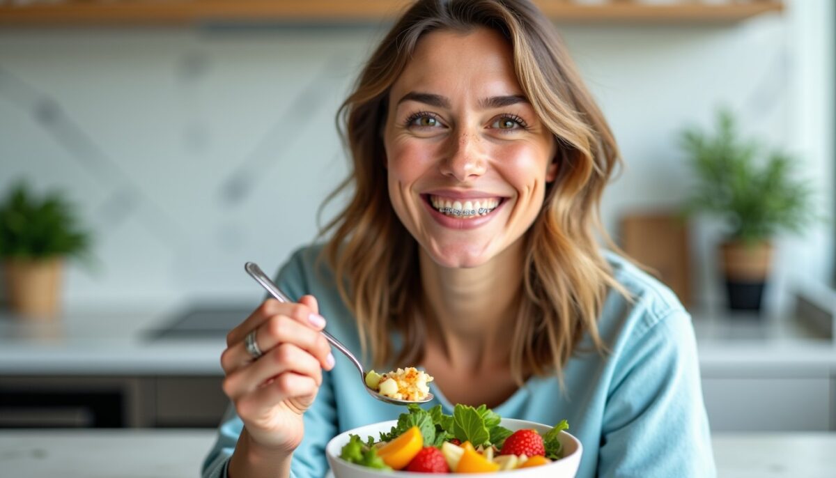 Mieux manger à l’âge adulte avec un appareil orthodontique : nos conseils pratiques
