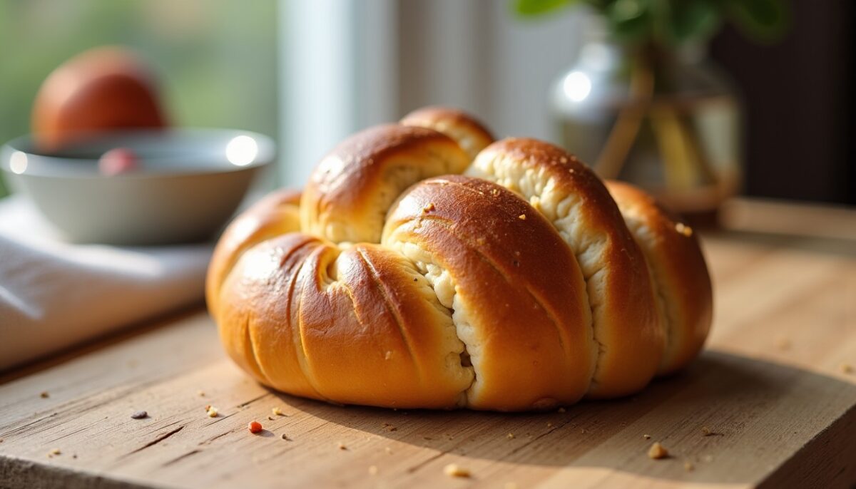 Délicieuse brioche moelleuse au lait de soja : une douceur vegan à découvrir